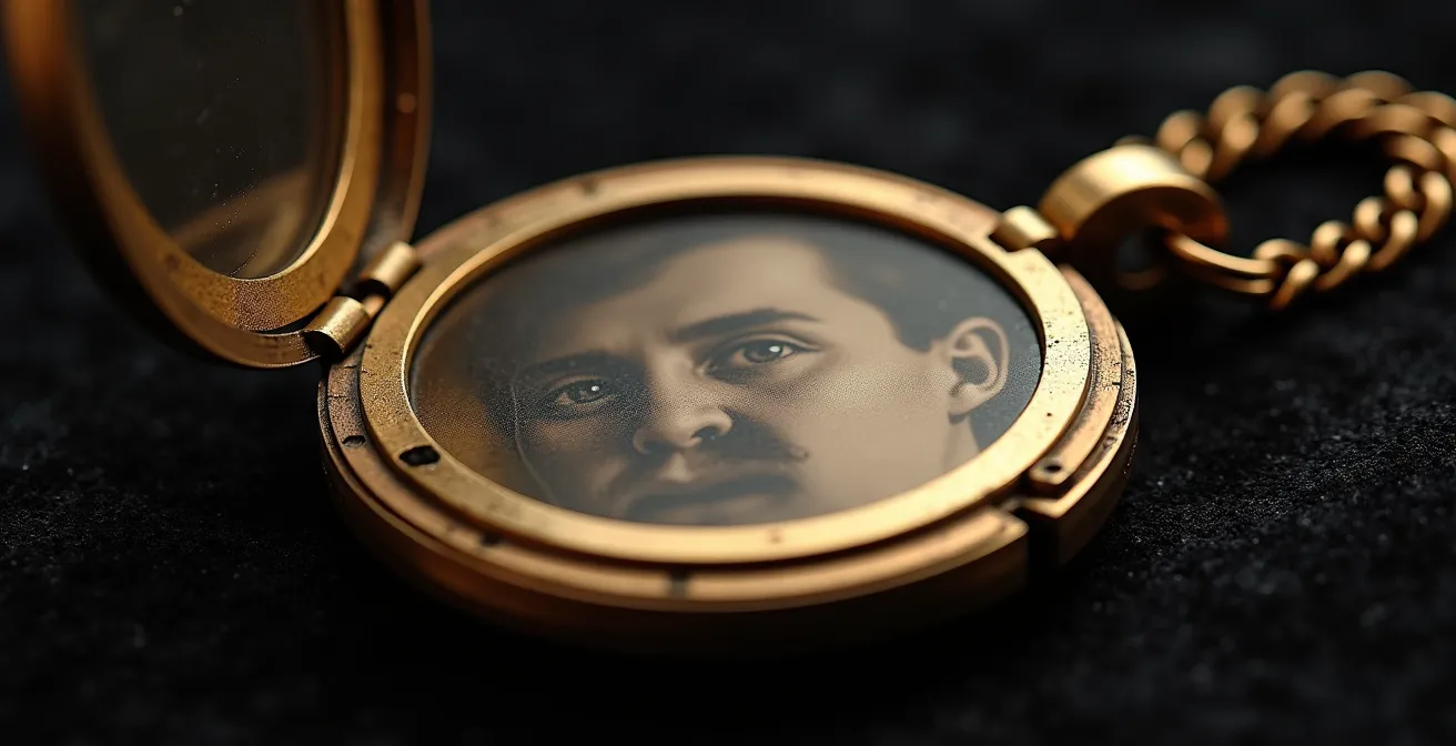 Detailaufnahme von Händen verschiedener Generationen mit Erbschmuck